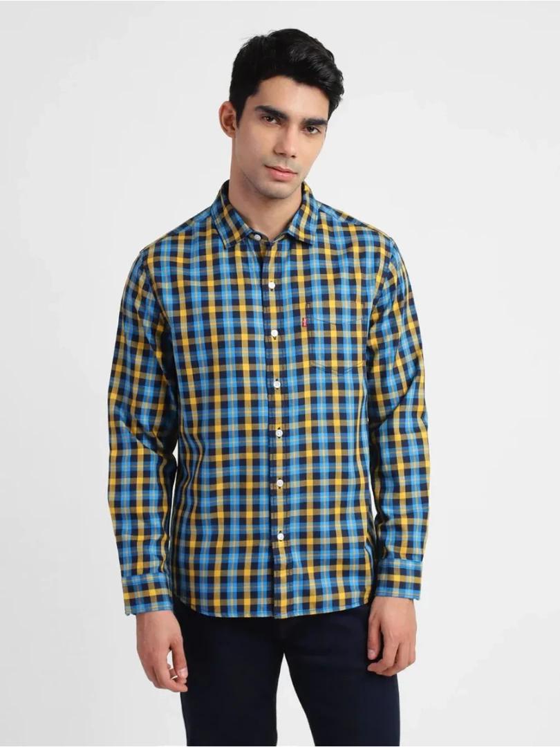 Рубашка LEVI'S CHECKED SLIM FIT SHIRT