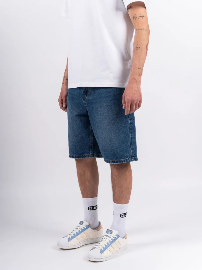 Мужские шорты STiTCH RELAXED Jeans Shorts DARK BLUE