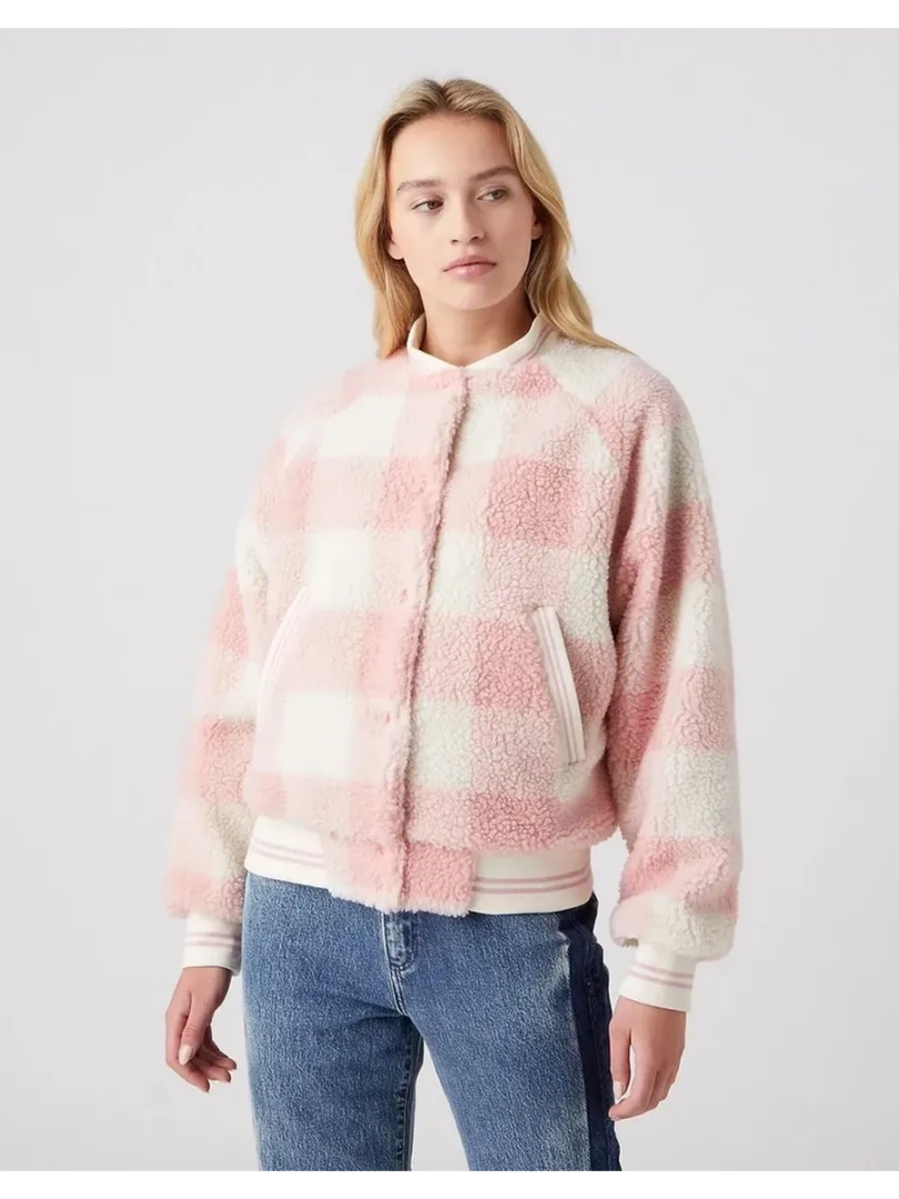 Куртка женская Wrangler Sherpa Bomber Silver