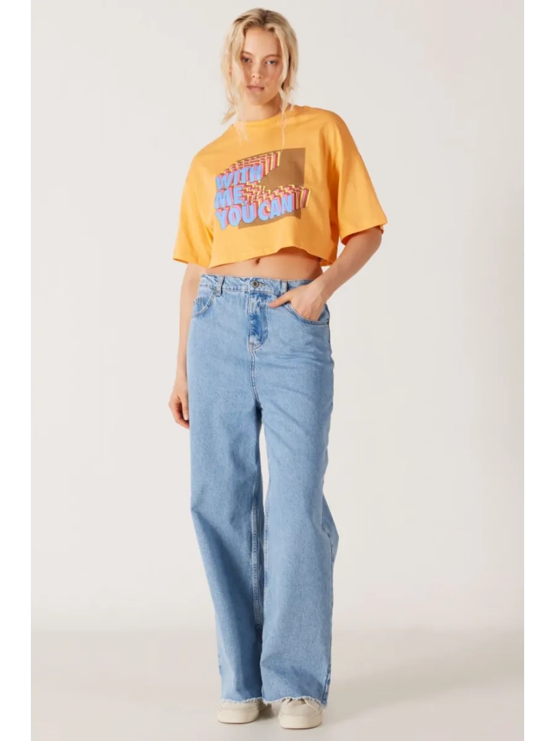 Брюки джинсовые женские Wrangler Wide Leg